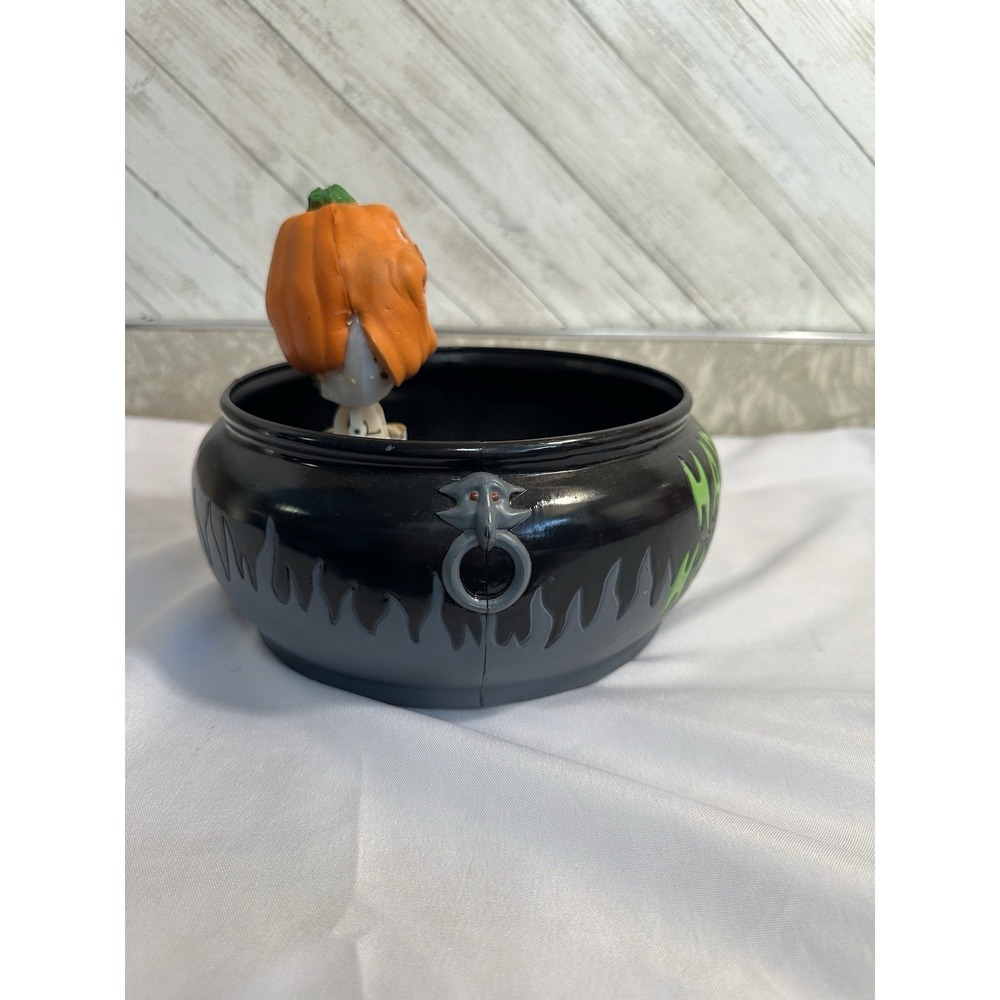 Rare HTF Halloween Animated Talking Scarecrow Candy Dish Magic Works 2007 Tested - Picture 6 of 6